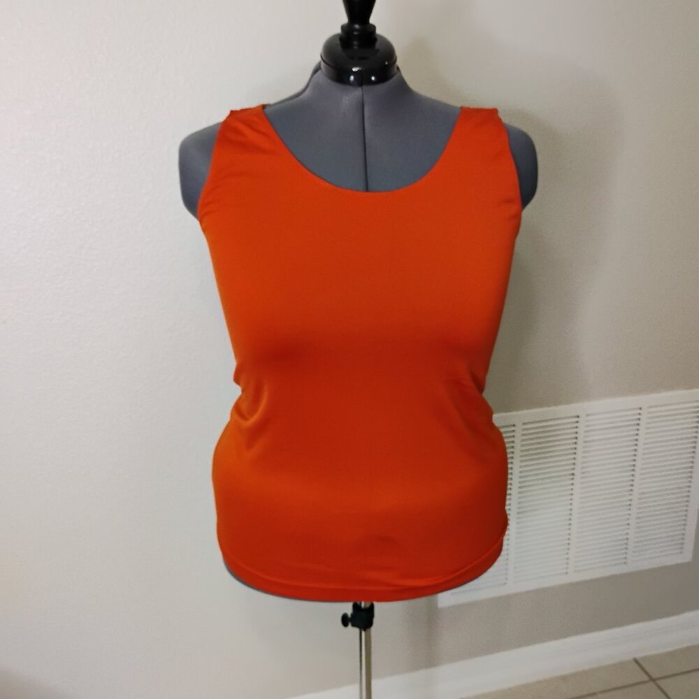 Cato Women’s Plus Size 22/24W Tank Top – Deep Pumpkin Color